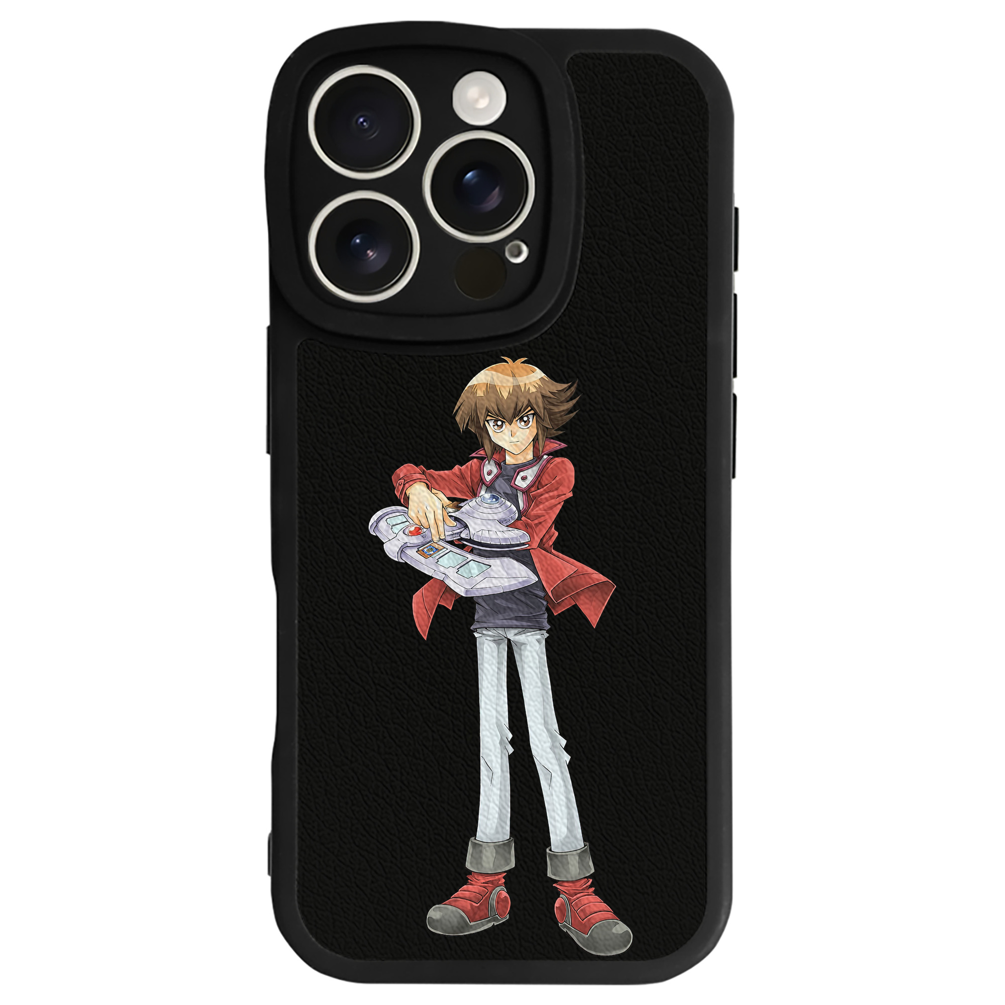 遊☆戯☆王 Yu-Gi-Oh! 【iPhone 16シリーズ対応】シリコンスマホケース（レザー調） 材質：シリコン